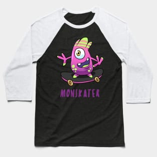 Monskater Baseball T-Shirt